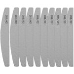 10pc Nail Files Double Sided Emery Board 100/180 Grit Professional Nail Filing Kit for Women Home and Salon and Stocking Fillers