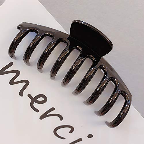 Hair Claw Clips for Thick Hair - 3pcs 4.3’’ ABS Nonslip Jumbo Hair Clips Strong Hold Hair Jaw Clips Big Hair Clips French Design Hair Styling Acc