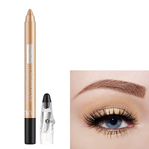 Eyeshadow Pen, Crayon Waterproof Eyeshadow Stick, Shimmer Cream Eye Shadow Pencil, Lasting Waterproof And Not Blooming Pearlescent Eyeliner Penci