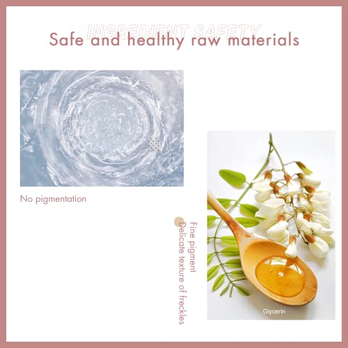 Riceel 2 Colors Freckle Pen, Freckle Makeup Pen Waterproof Long-wearing Soft Dot Spot Pen for Natural Lifelike Makeup (Light Brown+Dark Brown)