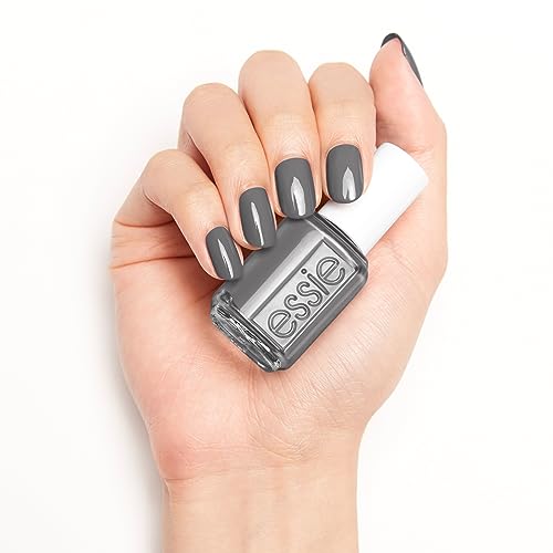 Essie Original High Shine and High Coverage Nail Polish Light Grey Creamy Colour, Shade 608 Serene Slate 13.5 ml