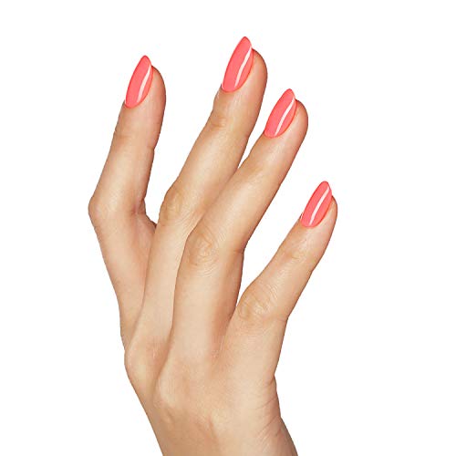 Bluesky Gel Nail Polish, Pink Neon Coral A074, Bright, Long Lasting, Chip Resistant, 10 ml (Requires Drying Under UV LED Lamp)