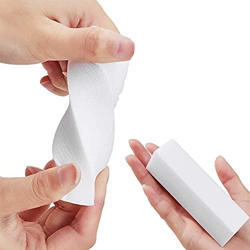 10pcs Nail Buffer Block 4 Way Professional Nail Files and Buffer Nail Sanding Tools for Gel Natural Acrylic Nails - White