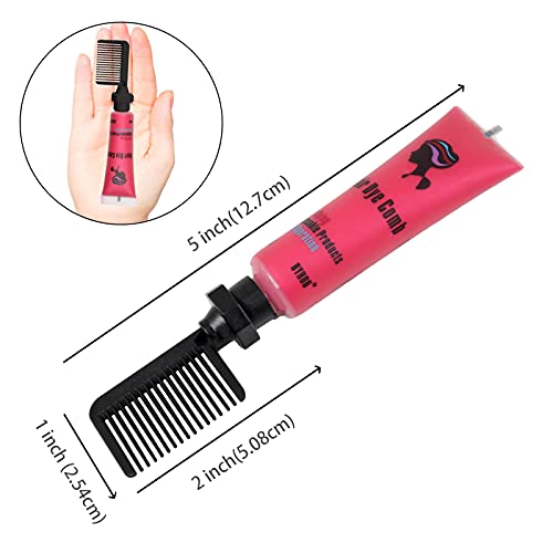 Byhoo Hair dye for Dark Hair, Temporary Hair Colour Comb for GIrl & Women. Great Gift on Birthday Halloween Christmas Cosplay Party, Easy Washabl