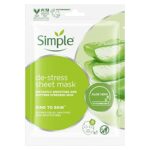 Simple Kind To Skin De-Stress Cruelty-Free And Vegan Sheet Mask For Sensitive Skin 1 Pc