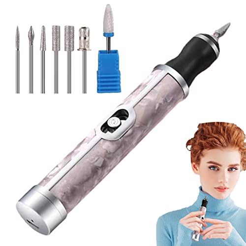 Nail Filer Electric, Toenail Sander for Thick Nails, Cordless 4 Speeds Professional Nail Removing Acrylic Nail Tools for Edge Shaping Polishing G