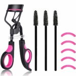 Eyelash Curler, 3 in 1 Lash Curler Kit with 5 Extra Replacement Refill Pads Eyelash Applicator Makeup Tool