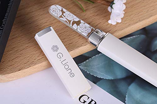 Premium Glass Nail File With Case – G.Liane Professional Crystal Fingernail Files Perfect Manicure Set For Women Men Kids Nail Care Gift Set (Ros