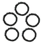 Townssilk Silk Skinnie Scrunchies 100% Pure 22 Momme Mulberry Silk Hair ties for Women Hair Friendly Luxurious Elastic Scrunchies Set(5 Scrunchie