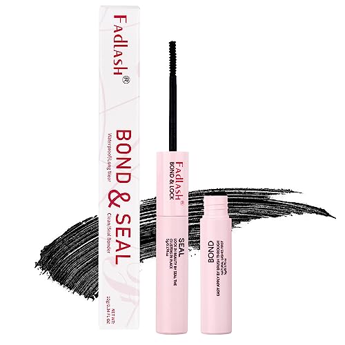 Lash Bond and Seal Eyelash Lashes Glue for Individual Cluster DIY Eyelash Extensions Adhesive Strong Hold 48-72 Hours Waterproof Lashes 0.35OZ