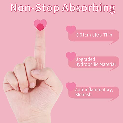 Fuyamp 54 Pcs Pimple Patches, Pink Love Heart Acne Spot Patch with Niacinamide and Hyaluronic acid, Moisturizing, Blemish Spot, Fast Healing Acne