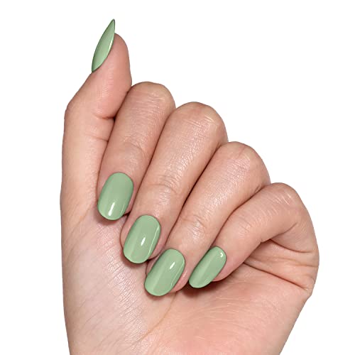Bluesky Gel Nail Polish, SS22, Spring 2022, Get A Break SS2211, Khaki Green, Long Lasting, Chip Resistant, 10ml (Requires Drying Under UV or LED