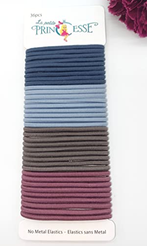 La Petite PrincesseThick red hair bobbles Red Hair bands, School Uniform Red Hair Elastic Bands Ponytail Holders Hair Bands Hair Bobbles for Wome