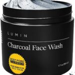 Lumin Men’s No-Nonsense Charcoal Cleanser/FaceWash (1.7oz.): Unclog Pores of Oil, Dirt and Pollution - Experience a Smooth and Fresh Face-Korean