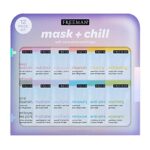 Freeman Limited Edition Mask & Chill Self Care Skincare Mask Holiday Kit, Face Masks To Exfoliate, Hydrate, Relieves Stress, and Refines Pores, F
