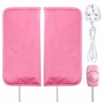 Noverlife Electric Heated Mittens Gloves for Paraffin Hand Wax Treatment, Nail Art Manicure Warmer Mittens, Therapy SPA Mitts for Women Beauty