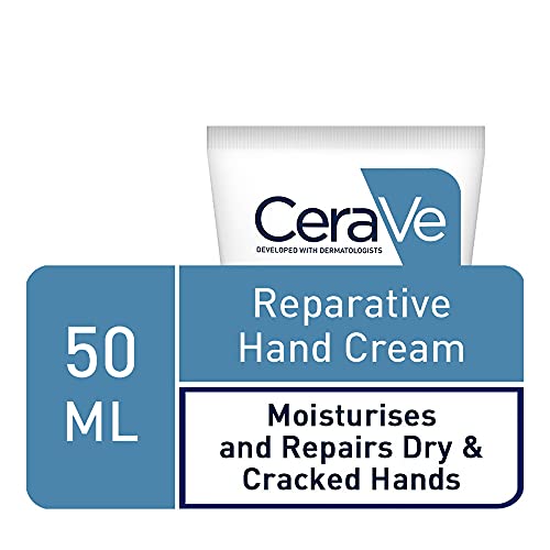 CeraVe Reparative Hand Cream for Dry and Rough Hands 50ml with Glycerin and 3 Essential Ceramides