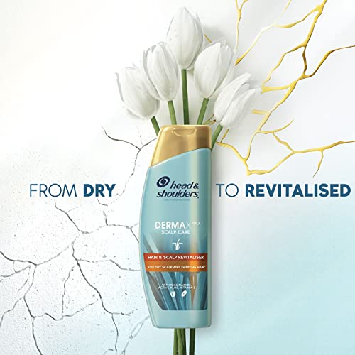 Head & Shoulders Anti-dandruff Shampoo, DermaXPRO | Helps Support Hair Growth | Vitamin E, Niacinamide & Active Aloe | Revitalises Scalp | For Dr