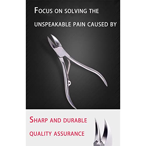 Cuticle Cutter Best Stainless Steel Pliers Scissors Suitable for Trimming Dead Skin on The Edges of Nails on Hands and feet Nail Art Tools Male F
