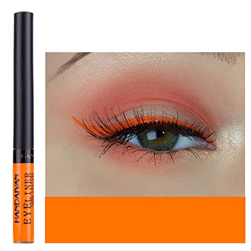 Coloured Eyeliner, Matte Liquid Eyeliner, Blue Eyeliner Long-Lasting Waterproof Liquid Eye Liner, Highly-Pigmented Colourful Eyeliner for Eye Mak