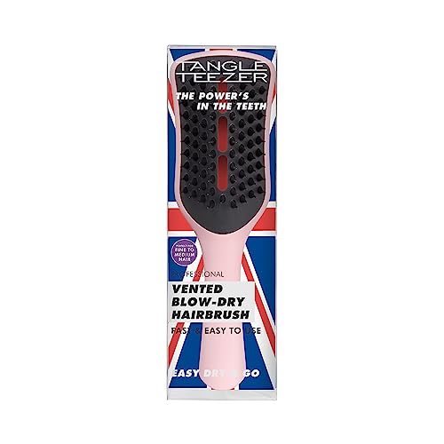Tangle Teezer The Easy Dry and Go Vented Hairbrush, Tickled Pink, Regular