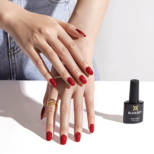 Bluesky Top Coat Gel Polish UV Nail Gel 10ml