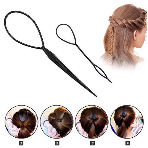 Jingxinxin Hair Styling Set, 20 Pcs DIY Women Hair Accessories Braid,Girls Hairstyle Maker Tool, Hairpin Holding Magic Braiding Twist Curler Tool