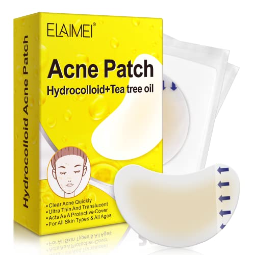 Hydrocolloid Acne Patch(20 Patches), Large Pimple Patch Spot Control Cover, Extra Larger Acne Patch for Covering Large Breakouts, Spot Patch, Pim