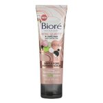 Biore Rose Quartz and Charcoal Gentle Pore Refining Face Scrub for Oily Skin, 110 ml (Pack of 1)