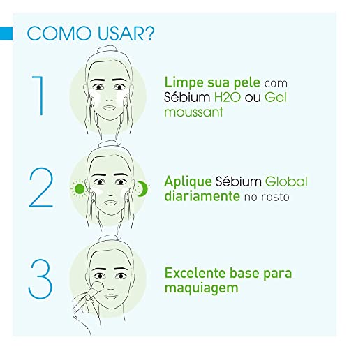 Bioderma Sebium Global Cream for Acne Prone Skin, Intense Purifying Care, 30 ml