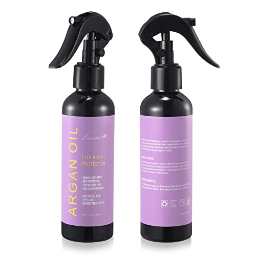 Lanvier Heat Protection Spray for Hair 200ml, Hair Heat Protection Spray Protect Hair up to 230 C from Flat Iron, Curling Iron & Hair Blow Dryer,