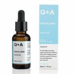 Q+A Squalane Facial Oil. A super hydrating, vegan facial oil derived from olive oil. 30ml/1fl.oz