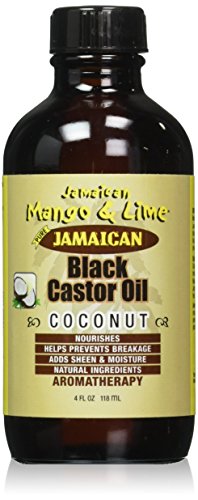 Jamaican Mango & Lime Black Castor Oil Coconut 118ml - Helps prevent breakage. Adds sheen and moisture. NATURAL INGREDIENTS. 100% Natural Oils. N