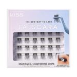 KISS Falscara Wisps Multipack, Style 01, Reusable Featherlight Eyelash Lengthening Wisps