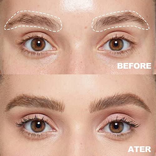 HANDAIYAN Eyebrow Pencil,Tattoo Eyebrow Pen with Fork Tip,Waterproof Sweatproof Brow Pen,Long Lasting Non-Depigmenting Microblading Eyebrow Pen f