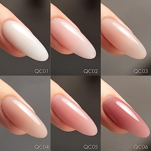VENALISA Bulider Gel Quick Construction Base Gel Strengthener Gel Nail Polish Nude Pink Natural Color Poly Gel for Broken Nails Repair Nails