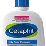Cetaphil Oily Skin Cleanser, 473ml, Face Wash, For Combination to Oily Sensitive Skin, With Niacinamide