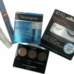 Complete Beauty Make-Up Bundle of Moisturiser, Eye Lashes, Eye Brow Kit, Mascara, Lip gloss for every day use