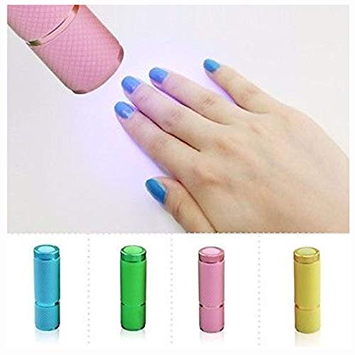 Glamza White Professional Mini Portable Travel Nail Cure LED Light Lamp Fast Gel Nail Dryer