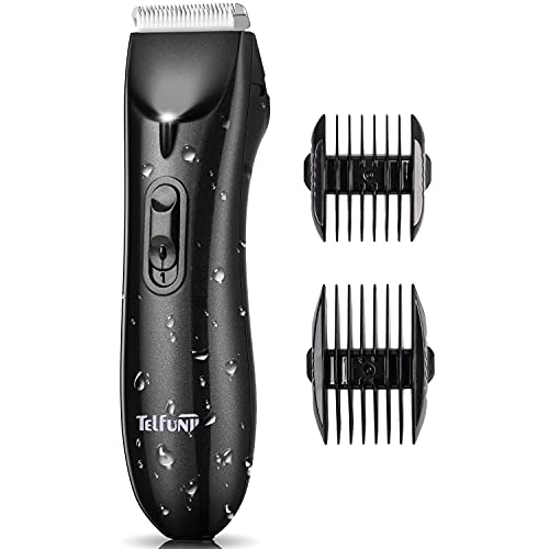 Hair Clippers Beard Trimmer for Men, Telfun Professional Cordless Hair Trimmer Set, USB Rechargeable Led Display 3 Speed Adjustment Electric Hair