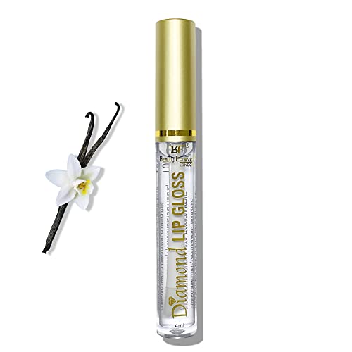 Beauty Forever Diamond Lip Gloss Clear, With Vitamin E and Vanilla Flavour, 4ml (01 Clear)