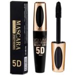 Mascara Waterproof,Mascara Black Volume and Length Waterproof,Extra Long Thick 5D Black Mascara,Lengthening Mascara Black,False Lash Effect Masca