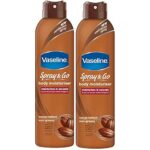 Vaseline Spray & Go Body Moisturiser (2 x 190ml) Essential Healing - Non-greasy