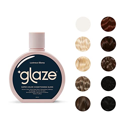 Glaze Sheer Glow Transparent Clear Conditioning Super Gloss 190ml (2-3 Hair Treatments) Award Winning Hair Gloss Treatment. No mix, no mess hair