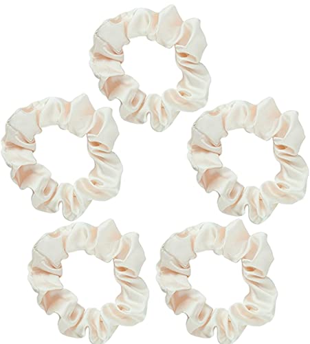 Kitsch Satin Scrunchies - Softer than Silk Scrunchies for Women | Cute Hair Ties & Hair Scrunchies for Hair | Stylish Scrunchie for Teens | Scrun