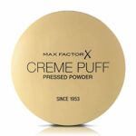 Max Factor Cream Puff Pressed Compact Powder, Glowing Formula for All Skin Types, 13 Nouveau Beige, 21 g