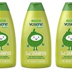 THREE PACKS of Vosene Kids 3 in 1 Conditioning Shampoo Head Lice Repellent, Clear, 750 milliliters