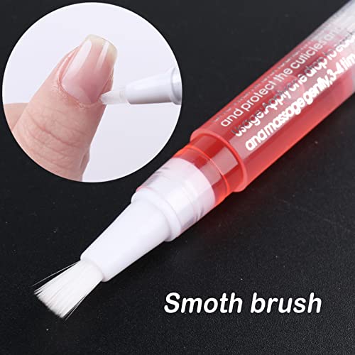Cuticle Oil Pen for Nail Care, Nail Oil Pen Rose Nail Oil Hand & Nail Treatment Pedicure (Rose)