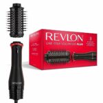 Revlon One-Step Volumiser Plus For Dry Hair (Detachable Head, Ceramic Titanium Barrel, Mixed Styling Bristles with Activated Charcoal Pins, Tourm