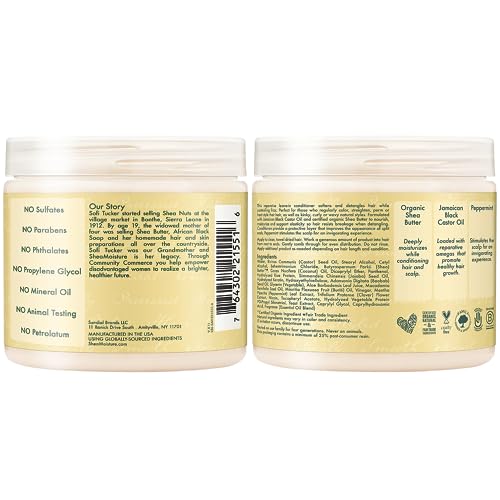 Shea Moisture Jamaican Black Castor Oil Strengthen/Grow and Restore Leave-In Conditioner 16 oz